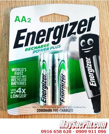 Pin Energizer NH15-PPRP2; Pin sạc AA 1.2v Energizer NH15-PPRP2 AA2000mAh _Made in Japan _Vỉ 2viên